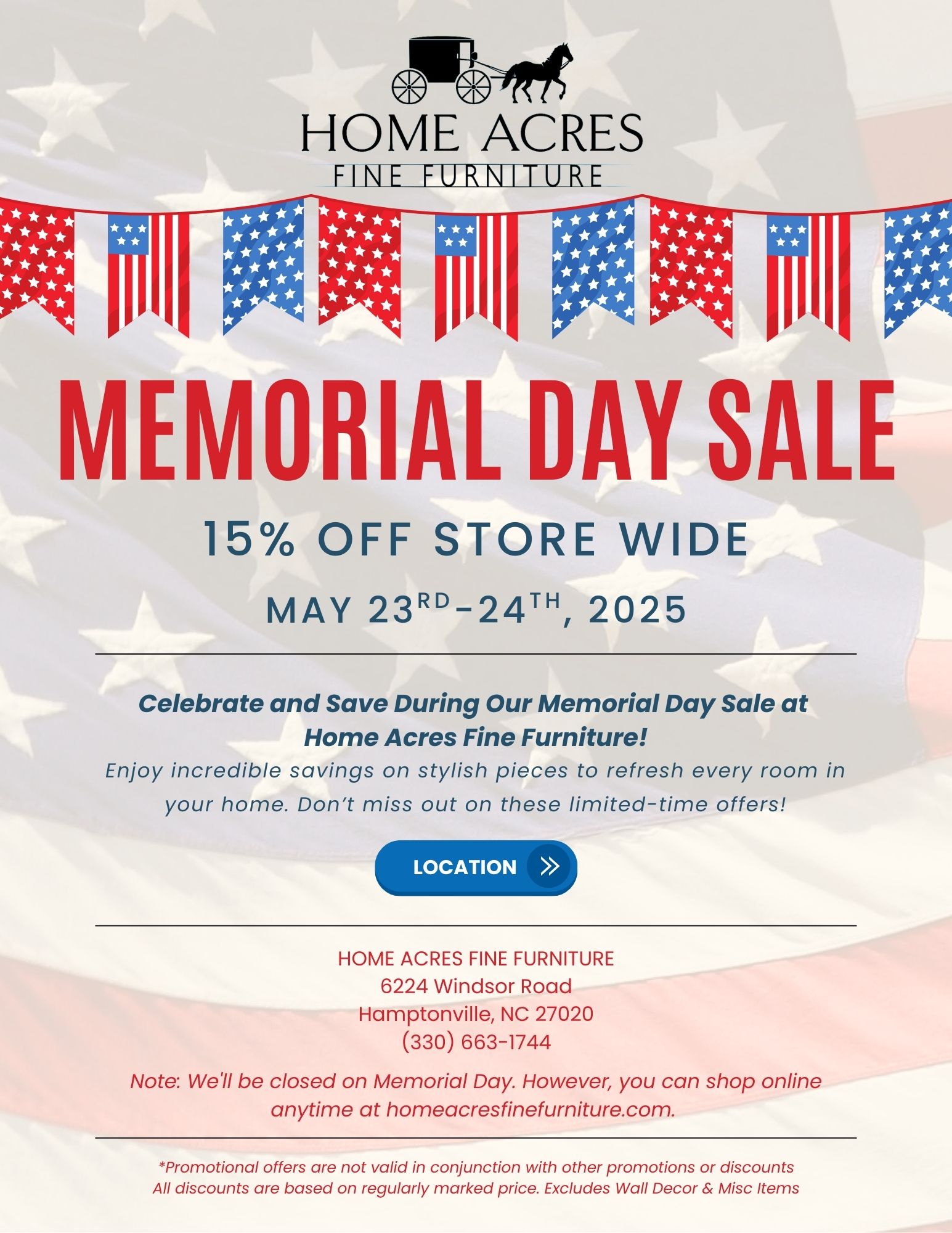 Memorial Day Sale